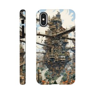 Surreal City Abstract Phone Case - Tough case, Apple - iPhone X