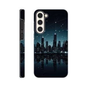 City Skyline Night Constellations Phone Case - Tough case, Samsung - Galaxy S23 Plus