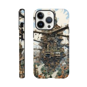 Surreal City Abstract Phone Case - Tough case, Apple - iPhone 13 Pro