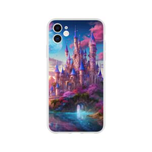 Colorful Fairy Tale Castle Phone Case - Flexi case, Apple - iPhone 11