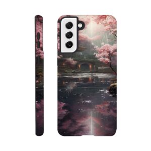 Secret Cherry Blossom Temple Phone Case - Tough case, Samsung - Galaxy S21 Plus
