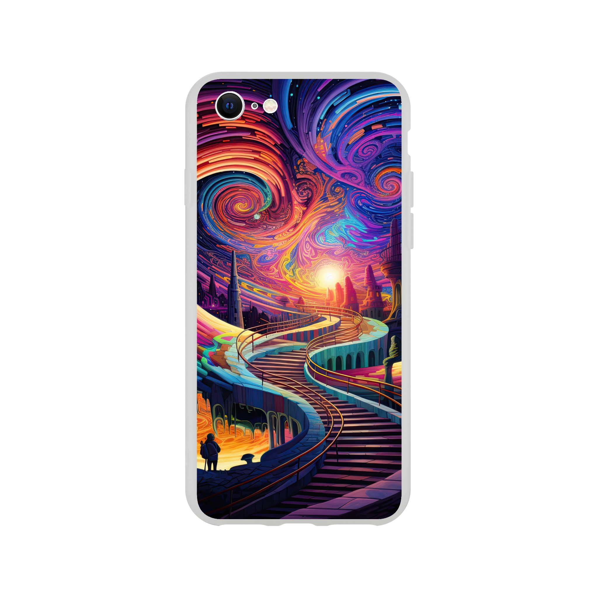 Trippy Colorful Adventure Phone Case – Flexi case, Apple – iPhone 7