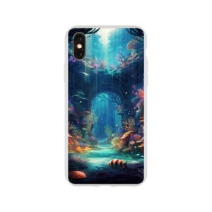 Underwater Paradise Ocean Phone Case - Flexi case, Apple - iPhone X