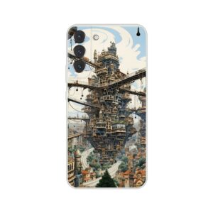 Surreal City Abstract Phone Case - Flexi case, Samsung - Galaxy S22 Plus