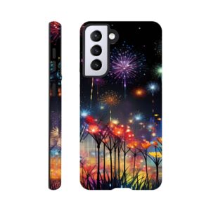 Fireworks and Flowers of Light and Color Phone Case - Tough case, Samsung - Galaxy S21