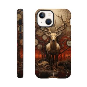 Forest Spirit God of Time Phone Case - Tough case, Apple - iPhone 13 Mini