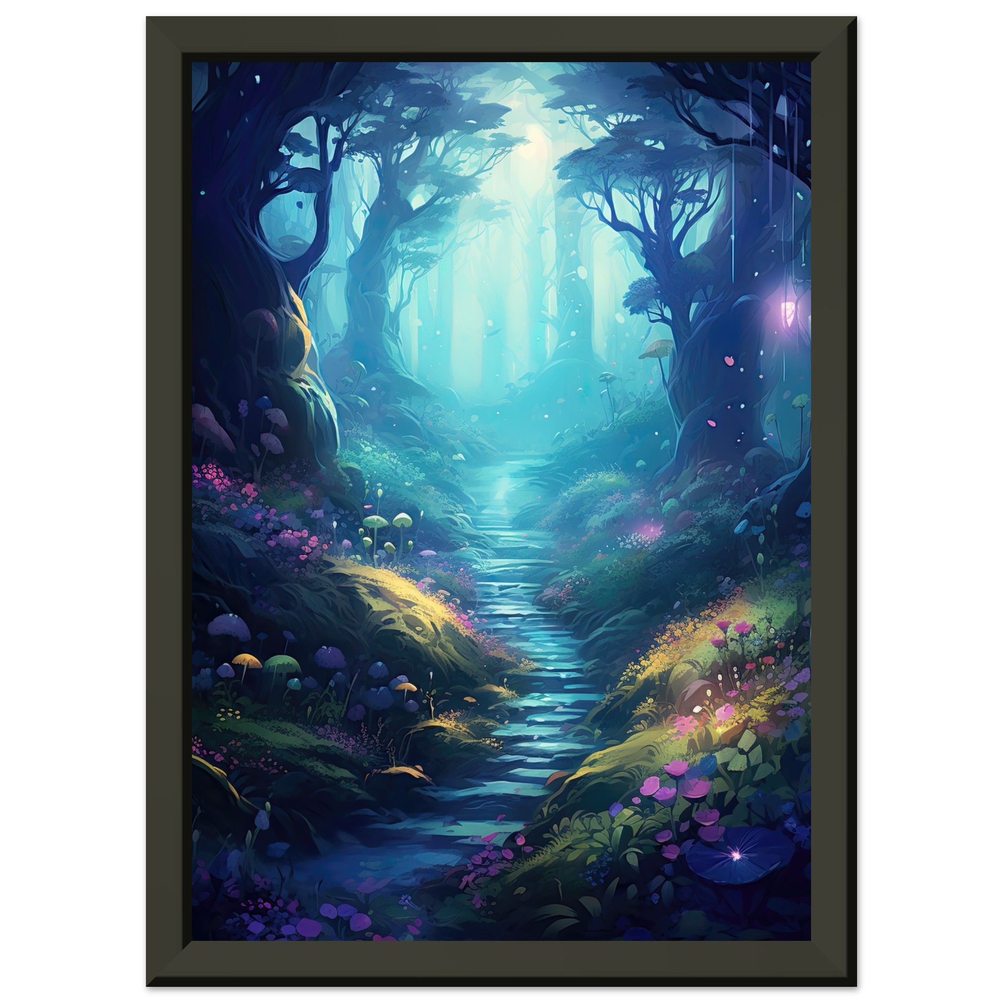 Path Through the Magic Forest Framed Print
