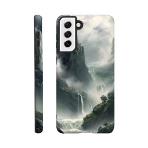 Mountain Waterfalls Rugged Phone Case - Tough case, Samsung - Galaxy S21 Plus