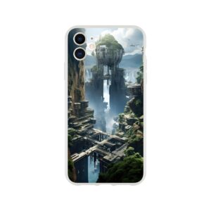 Sci-Fi Concept World Phone Case - Flexi case, Apple - iPhone 11