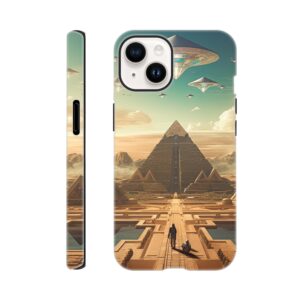 Sci-Fi Futuristic Egypt Phone Case - Tough case, Apple - iPhone 14