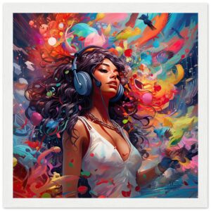 Music in Color Framed Print