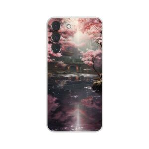 Secret Cherry Blossom Temple Phone Case - Flexi case, Samsung - Galaxy S22