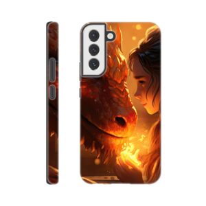 Magical Friendship – Girl and Dragon – Phone Case - Tough case, Samsung - Galaxy S22 Plus