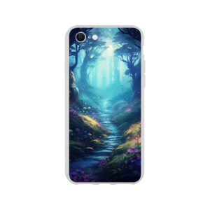 Path Through the Magic Forest Phone Case - Flexi case, Apple - iPhone SE