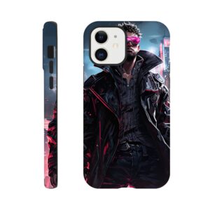 Cool Cyberpunk Dude Phone Case - Tough case, Apple - iPhone 12