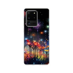 Fireworks and Flowers of Light and Color Phone Case - Flexi case, Samsung - Galaxy S20 Ultra