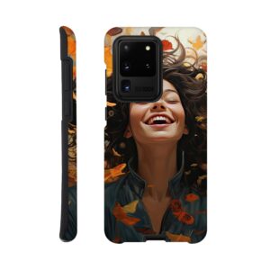 Pure Happiness Joyful Girl Phone Case - Tough case, Samsung - Galaxy S20 Ultra