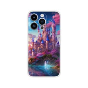 Colorful Fairy Tale Castle Phone Case - Flexi case, Apple - iPhone 14 Pro