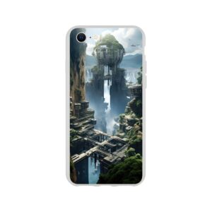 Sci-Fi Concept World Phone Case - Flexi case, Apple - iPhone SE