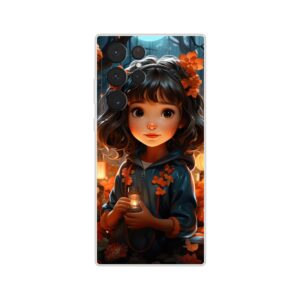 Enchanted World – Girl – Phone Case - Flexi case, Samsung - Galaxy S22 Ultra