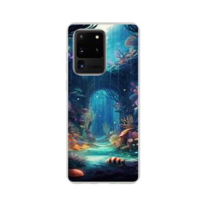 Underwater Paradise Ocean Phone Case - Flexi case, Samsung - Galaxy S20 Ultra