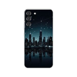 City Skyline Night Constellations Phone Case - Flexi case, Samsung - Galaxy S22 Plus