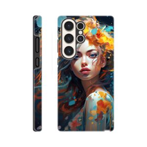 Girl Painted in Color Phone Case - Tough case, Samsung - Galaxy S23 Ultra