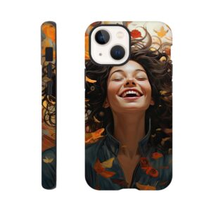 Pure Happiness Joyful Girl Phone Case - Tough case, Apple - iPhone 13 Mini