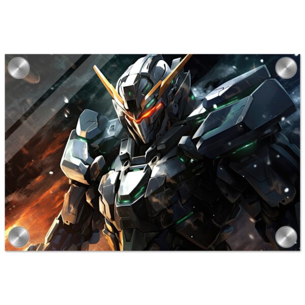 Titan's Awakening - Mech Sci-Fi Acrylic Print - 20x30 cm / 8x12″