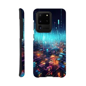 High Speed Data Abstract Phone Case - Tough case, Samsung - Galaxy S20 Ultra