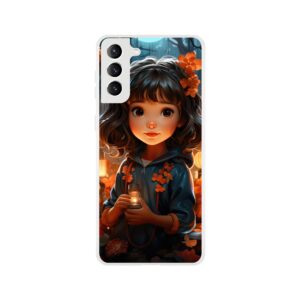 Enchanted World – Girl – Phone Case - Flexi case, Samsung - Galaxy S21 Plus