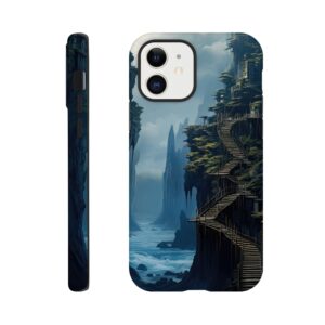 Cliffside Kingdom Landscape Phone Case - Tough case, Apple - iPhone 12