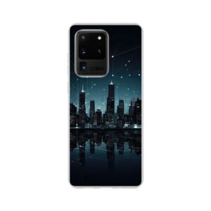 City Skyline Night Constellations Phone Case - Flexi case, Samsung - Galaxy S20 Ultra