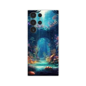 Underwater Paradise Ocean Phone Case - Flexi case, Samsung - Galaxy S23 Ultra