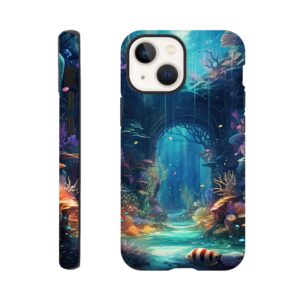 Underwater Paradise Ocean Phone Case - Tough case, Apple - iPhone 13 Mini