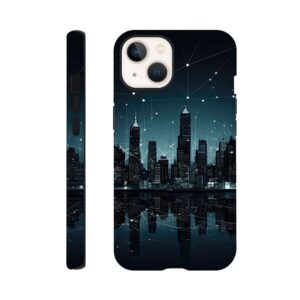 City Skyline Night Constellations Phone Case - Tough case, Apple - iPhone 13