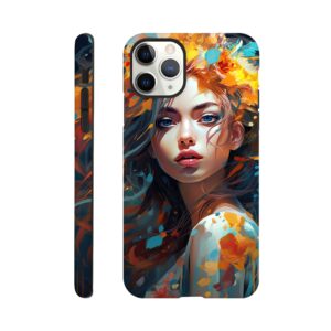 Girl Painted in Color Phone Case - Tough case, Apple - iPhone 11 Pro Max