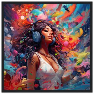 Music in Color Framed Print