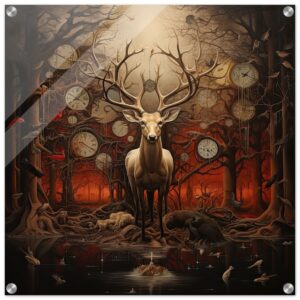 Forest Spirit God of Time Acrylic Print