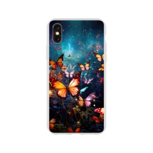Butterflies of Light Colorful Phone Case - Flexi case, Apple - iPhone XS