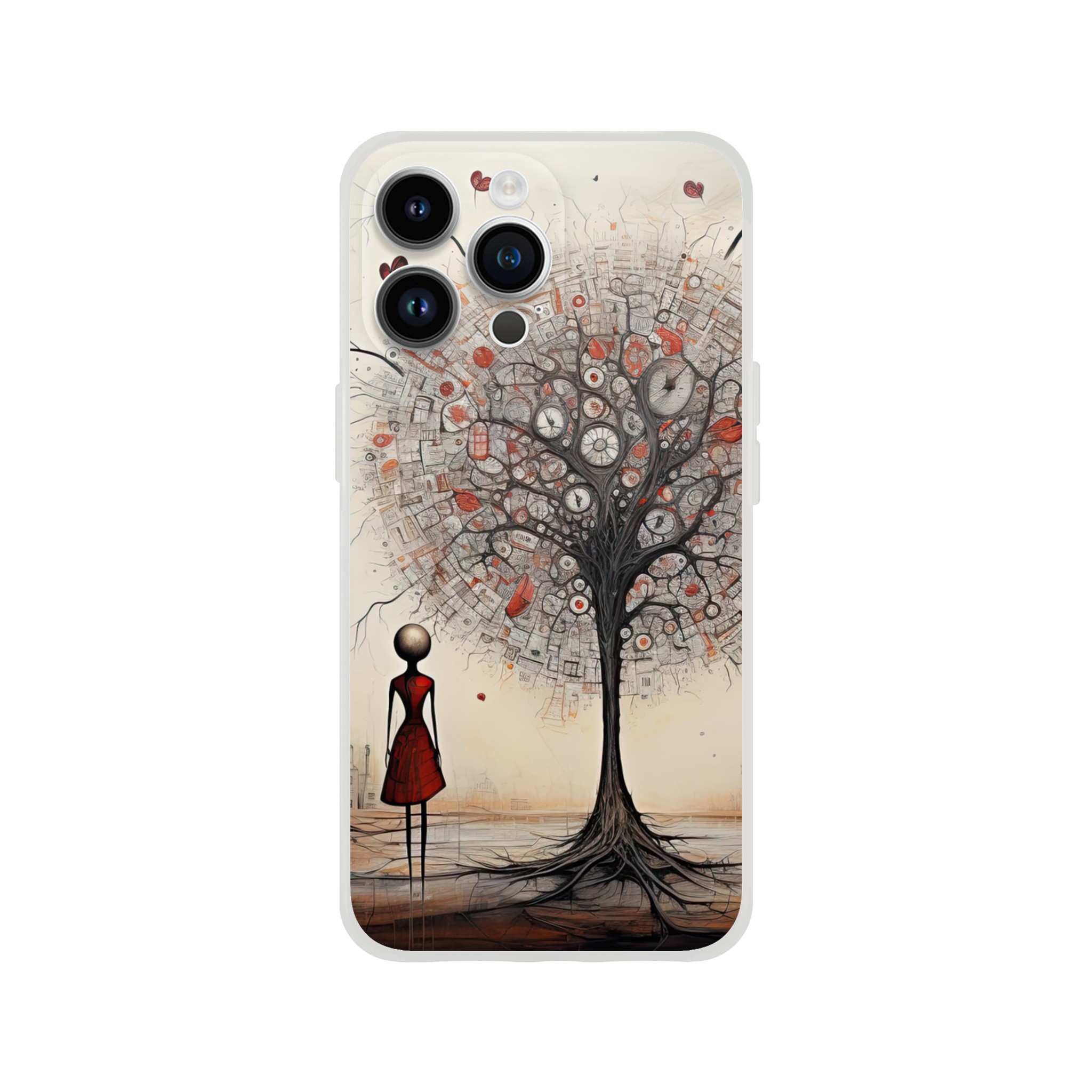 Heart Tree of Desire – Abstract Phone Case