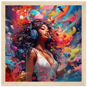 Music in Color Framed Print