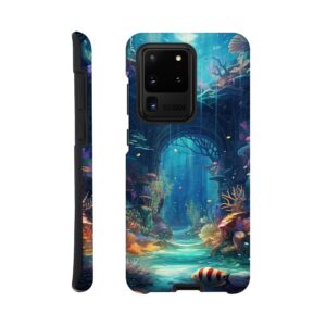 Underwater Paradise Ocean Phone Case - Tough case, Samsung - Galaxy S20 Ultra