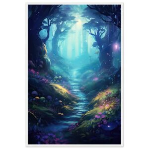 Path Through the Magic Forest Framed Print