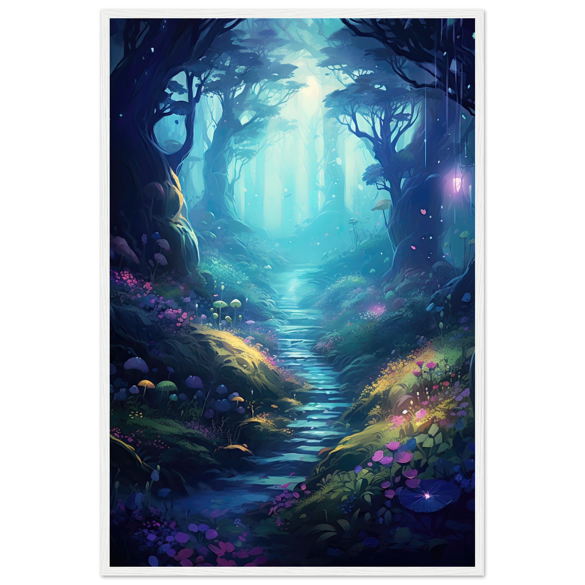 Path Through the Magic Forest Framed Print