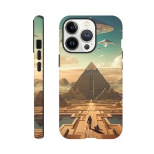 Sci-Fi Futuristic Egypt Phone Case - Tough case, Apple - iPhone 13 Pro