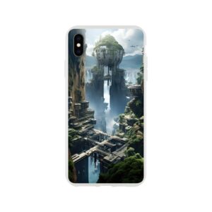 Sci-Fi Concept World Phone Case - Flexi case, Apple - iPhone XS Max