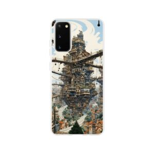 Surreal City Abstract Phone Case - Flexi case, Samsung - Galaxy S20