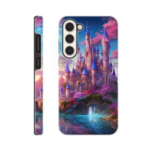 Colorful Fairy Tale Castle Phone Case - Tough case, Samsung - Galaxy S23 Plus