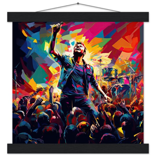 Concert in Color - Pop Art Print with Hanger